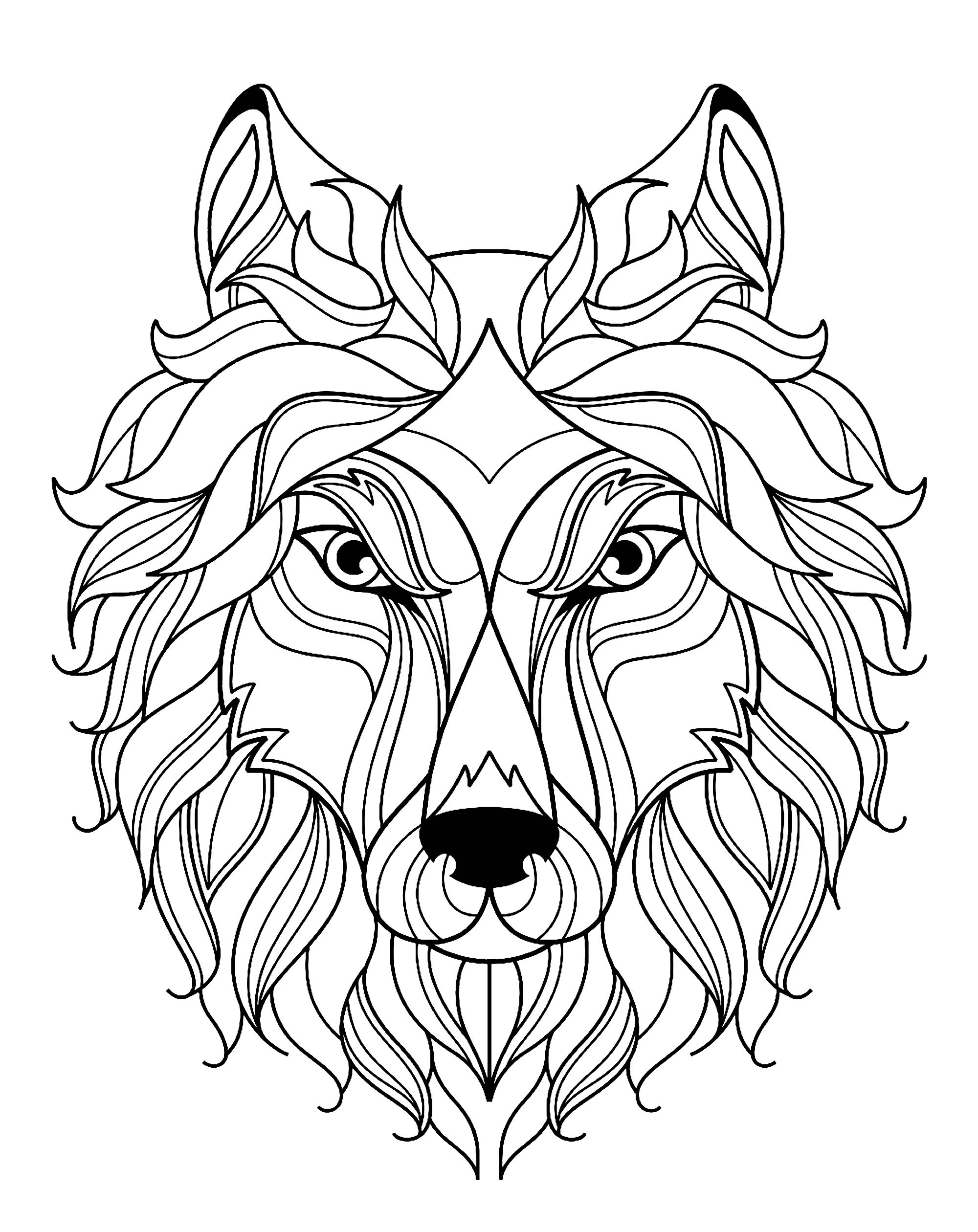 Wolf Free To Color For Kids Wolf Kids Coloring Pages